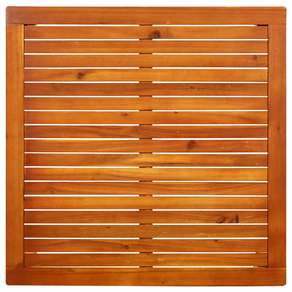 NNEVL Garden Coffee Table 85x85x45 cm Solid Acacia Wood